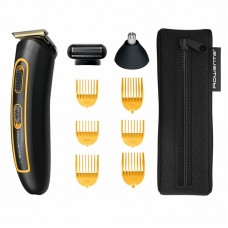 Тример Rowenta Sport Collection, для голови, носа, вух і тіла, мережа+акум., роторний мотор, насадок-8, чохол, титан.напил., чорно-жовтий Тример Rowenta Sport Collection, для голови, носа, вух і тіла, мережа+акум., роторний мотор, насадок-8, чохол, титан.напил., чорно-жовтий