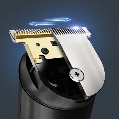 Тример Rowenta Sport Collection, для голови, носа, вух і тіла, мережа+акум., роторний мотор, насадок-8, чохол, титан.напил., чорно-жовтий Тример Rowenta Sport Collection, для голови, носа, вух і тіла, мережа+акум., роторний мотор, насадок-8, чохол, титан.напил., чорно-жовтий