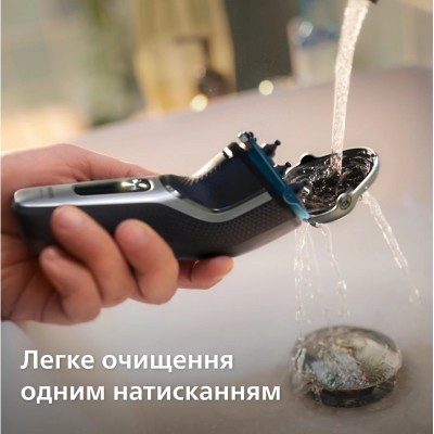Бритва електр. Philips Series 3000,  бритв.головок-3, Li-Ion, сух.+волог., тример,індикатор заряду, чохол, сірий