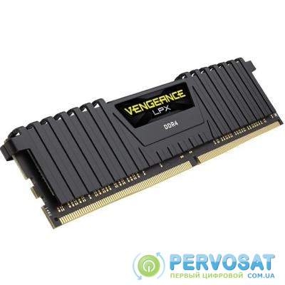 Модуль памяти для компьютера DDR4 16GB 2400 MHz Vengeance LPX Black CORSAIR (CMK16GX4M1A2400C14)