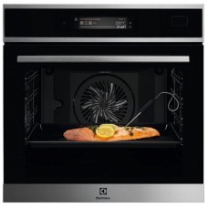 Духова шафа Electrolux електрична, 71л, A++, пара, дисплей, конвекція, піроліз, ф-ція пароварки, чорний Духова шафа Electrolux електрична, 71л, A++, пара, дисплей, конвекція, піроліз, ф-ція пароварки, чорний