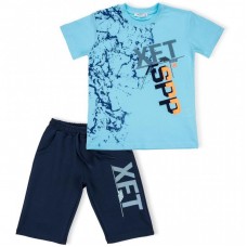 Футболка дитяча Breeze з шортами "XFT" (10925-146B-blue) Футболка дитяча Breeze з шортами "XFT" (10925-146B-blue)