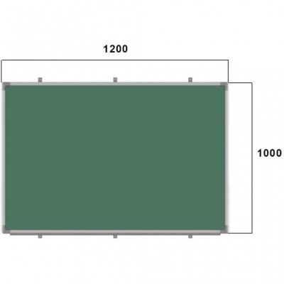 Школьная доска Sector магнитно-меловая, 120х100 см (К1210)