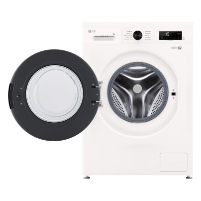 Пральна машина LG фронтальна, 7кг, 1200, A+++, 44см, дисплей, пара, інвертор, білий