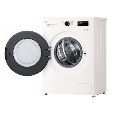 Пральна машина LG фронтальна, 7кг, 1200, A+++, 44см, дисплей, пара, інвертор, білий