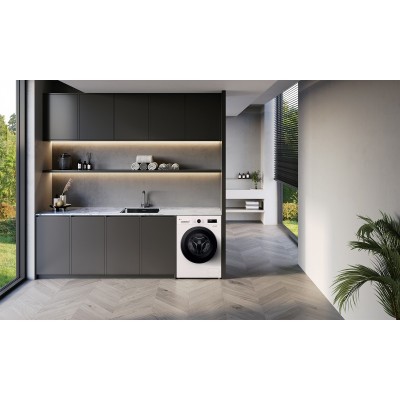 Пральна машина LG фронтальна, 7кг, 1200, A+++, 44см, дисплей, пара, інвертор, білий