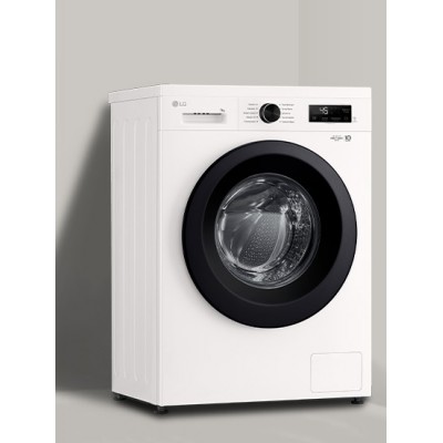 Пральна машина LG фронтальна, 7кг, 1200, A+++, 44см, дисплей, пара, інвертор, білий