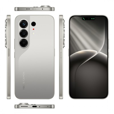 Смартфон TECNO Camon 50 (CN5) 6.78" 8/256ГБ, 2SIM, 6500мА•год, Nebula Titanium Смартфон TECNO Camon 50 (CN5) 6.78" 8/256ГБ, 2SIM, 6500мА•год, Nebula Titanium
