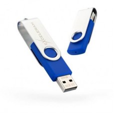 USB флеш накопичувач eXceleram 8GB P1 Series Silver/Blue USB 2.0 (EXP1U2SIBL08)