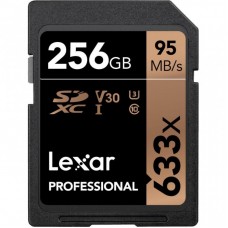 Карта пам'яті Lexar 256GB SDXC class 10 UHS-I U3 V30 633x Professional (LSD256CB633) Карта пам'яті Lexar 256GB SDXC class 10 UHS-I U3 V30 633x Professional (LSD256CB633)
