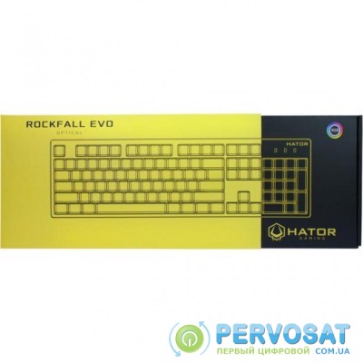 Клавиатура Hator Rockfall EVO Kailh Optical White (HTK-615)