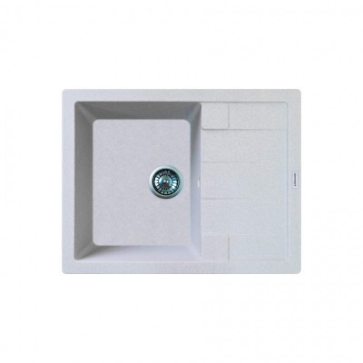 Мийка кухонна Adamant Anila, штучний камінь, прямокут., з крилом, 645х495х200мм, чаша - 1, врізна, Old stone