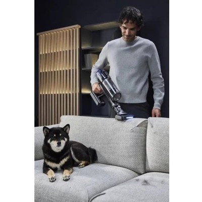 Пилосос Rowenta безпровідний X-Force Flex 16.60 Animal, 315Вт, вологе прибирання, конт пил -0.65л, автон. робота до 120хв, HEF system 99,9%, чорно-сірий