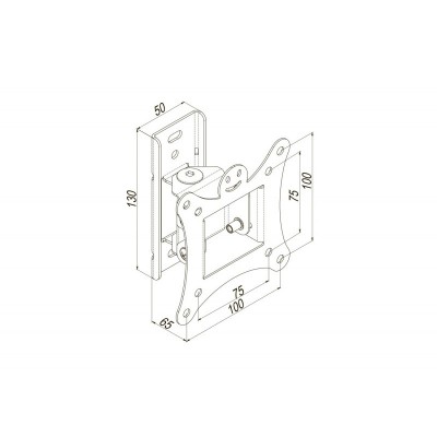 KSL Наклонно-поворотное крепление для ТВ 13-28&quot; WMB-3012T