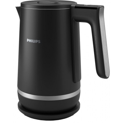 Електрочайник Philips Series 7000, Strix, з подвійними стінками, 6 темп.реж, чорний