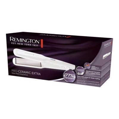 Випрямляч Remington Pro-Ceramic Extra, темп.режимов-9, 150-230С, чохол, кераміка, білий