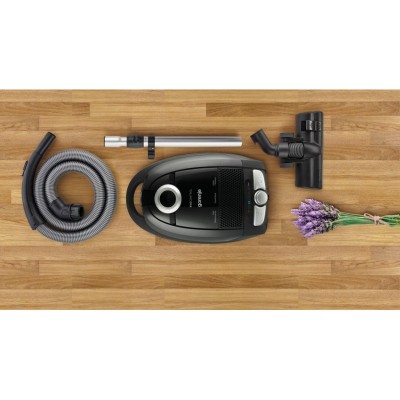 Пилосос Gorenje мішковий, 800Вт, конт пил -3л, HEPA, телескоп трубка, чорний