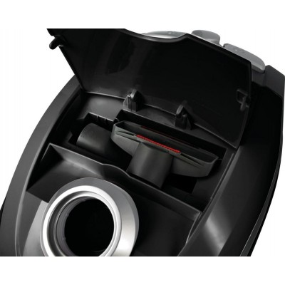 Пилосос Gorenje мішковий, 800Вт, конт пил -3л, HEPA, телескоп трубка, чорний