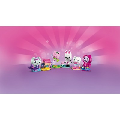 Конструктор LEGO Gabby's Dollhouse Друзі-коти Ґаббі з кубиків