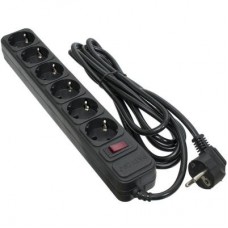 Мережевий фільтр живлення PATRON 3.0 m3*1mm2 (SP-1063) 6 розеток BLACK (EXT-PN-SP-1063) Мережевий фільтр живлення PATRON 3.0 m3*1mm2 (SP-1063) 6 розеток BLACK (EXT-PN-SP-1063)