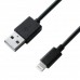 Зарядное устройство Grand-X 1*USB, 2,1A, Black, + cable USB -> Lightning, Cu, 2.1А, 1m (CH03LTB)