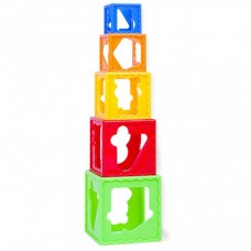 Розвиваюча іграшка BeBeLino Кубики-Пирамидка (57028)