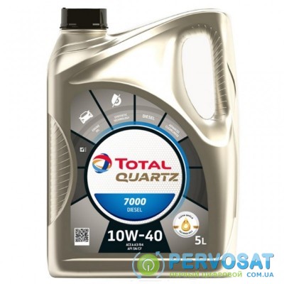 Моторное масло Total QUARTZ DIESEL 7000 10W-40 5л (TL 216681)