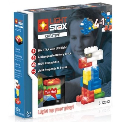 LIGHT STAX Конструктор с LED подсветкой Creative 4в1 з датчиком звука LS-S12012