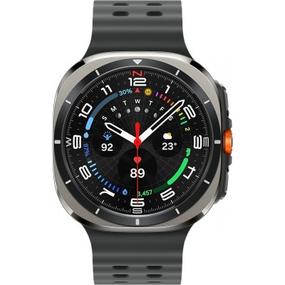 Смарт-годинник Samsung Galaxy Watch Ultra 47мм LTE (L705) 1.47&quot;, 480x480, sAMOLED, BT 5.3, NFC, 2/32ГБ, сріблястий титановий