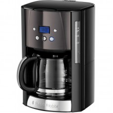 Кавоварка Russell Hobbs крапельна Matte Black, 1.8л, мелена, LED-дисплей, чорний Кавоварка Russell Hobbs крапельна Matte Black, 1.8л, мелена, LED-дисплей, чорний