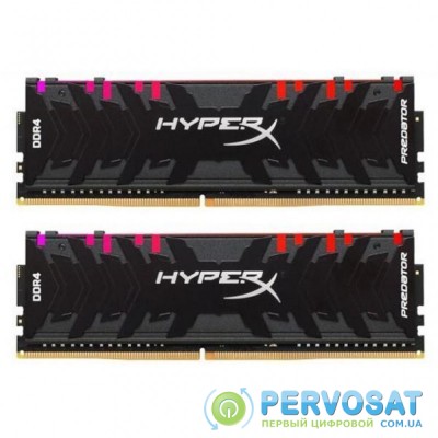 Модуль памяти для компьютера DDR4 64GB (2x32GB) 3200 MHz HyperX Predator RGB HyperX (Kingston Fury) (HX432C16PB3AK2/64)