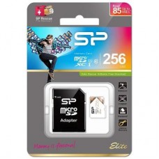 Карта пам'яті Silicon Power 256Gb microSDXC Class 10 UHS-I U1 Elite + adapter (SP256GBSTXBU1V21SP) Карта пам'яті Silicon Power 256Gb microSDXC Class 10 UHS-I U1 Elite + adapter (SP256GBSTXBU1V21SP)