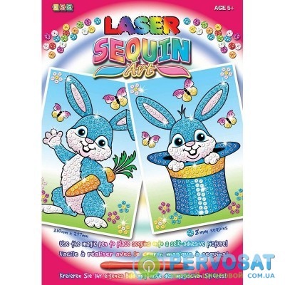 Sequin Art Набор для творчества LASER Кролики