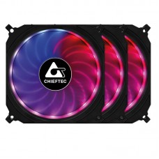 Набір корпусних вентиляторів CHIEFTEC TORNADO 3in1 ARGB fan,3x120мм,1200об/мин,6pin,16dBa+Fan hub+ДУ Набір корпусних вентиляторів CHIEFTEC TORNADO 3in1 ARGB fan,3x120мм,1200об/мин,6pin,16dBa+Fan hub+ДУ