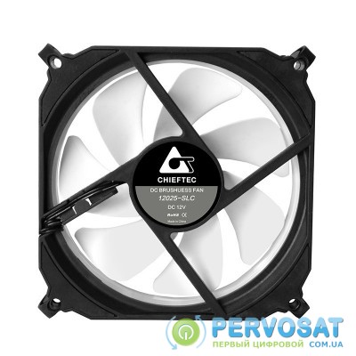 Chieftec Набор корпусных вентиляторов CHIEFTEC TORNADO 3in1 ARGB fan,3x120мм,1200об/мин,6pin,16dBa+Fan hub+ДУ
