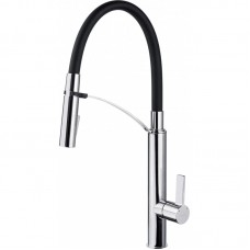 Змішувач для кухні Deante Gerbera, довж.виливу - 200мм, витяжний, 1важіль, хром-чорний Змішувач для кухні Deante Gerbera, довж.виливу - 200мм, витяжний, 1важіль, хром-чорний