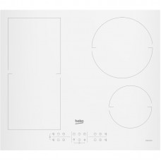 Варильна поверхня Beko індукційна, 60см, розширена зона, білий Варильна поверхня Beko індукційна, 60см, розширена зона, білий