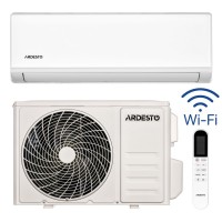 Кондиціонер Ardesto CoolSmart 20м2 інвертор 7000BTU 2.0кВт A/A -15°С Wi-Fi R32 білий
