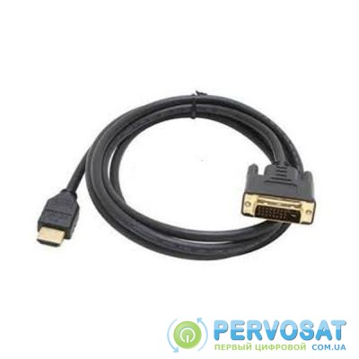 Кабель мультимедийный HDMI to DVI 24+1pin M, 3.0m PATRON (CAB-PN-DVI-HDMI-30)