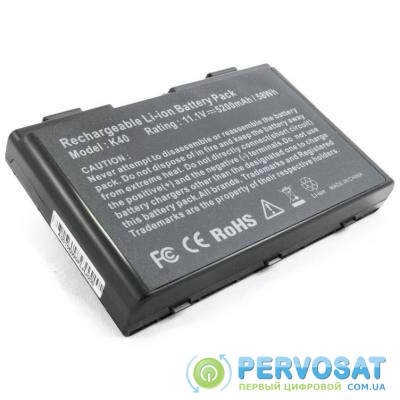 Аккумулятор для ноутбука Asus K40 (A32-F82) 5200 mAh EXTRADIGITAL (BNA3927)