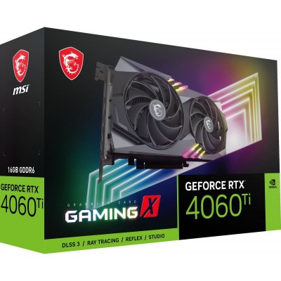 Відеокарта MSI GeForce RTX 4060 Ti 16GB GDDR6 GAMING X