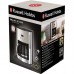 Кавоварка Russell Hobbs крапельна Luna Stone, 1.5л, мелена, LED-дисплей, підігрів чашок, чорно-сріблястий
