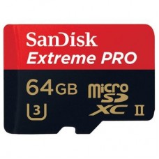 Карта пам'яті SANDISK 64GB microSD class 10 USH-II U3 (SDSQXPJ-064G-GN6M3)