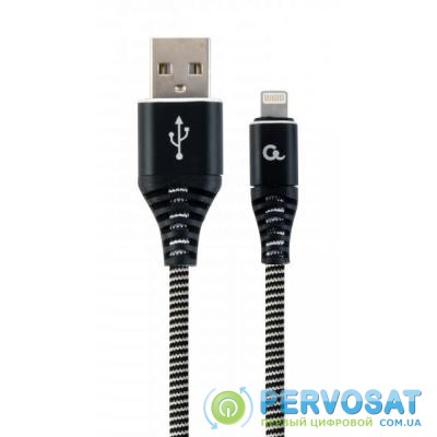 Дата кабель USB 2.0 AM to Lightning 1.0m Cablexpert (CC-USB2B-AMLM-1M-BW)