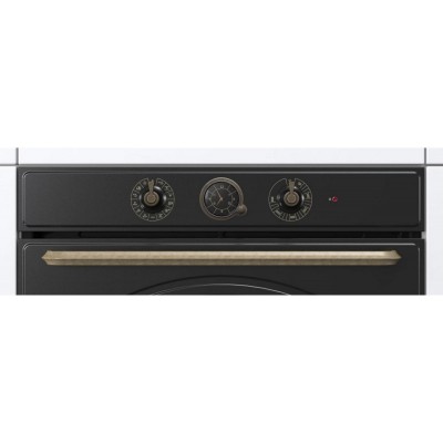 Духова шафа Gorenje електрична, 77л, A+, пара, дисплей, чорний матовий