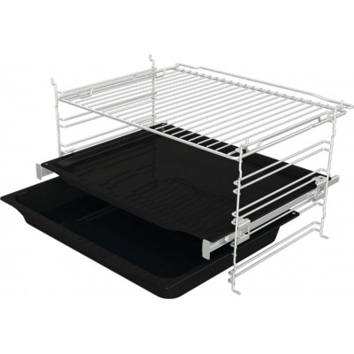 Духова шафа Gorenje електрична, 77л, A+, пара, дисплей, чорний матовий