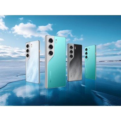 Смартфон TECNO Camon 40 (CM5) 6.78" 8/256ГБ, 2SIM, 5200мА•год, Glacier White