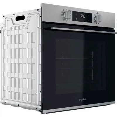Духова шафа Whirlpool електрична, 71л, A+, дисплей, конвекція, телескопічні напрямні, нерж