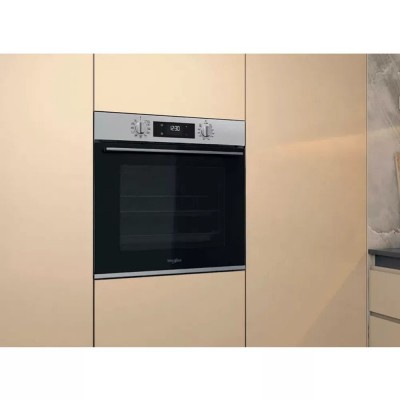 Духова шафа Whirlpool електрична, 71л, A+, дисплей, конвекція, телескопічні напрямні, нерж