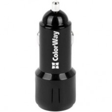 Зарядний пристрій ColorWay 2USB 2.4A black (CW-CHA007-BK) Зарядний пристрій ColorWay 2USB 2.4A black (CW-CHA007-BK)